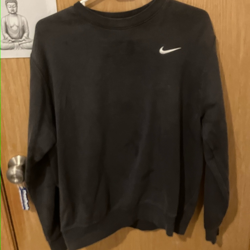 Nike Men's Dark Gray Crewneck Sweater